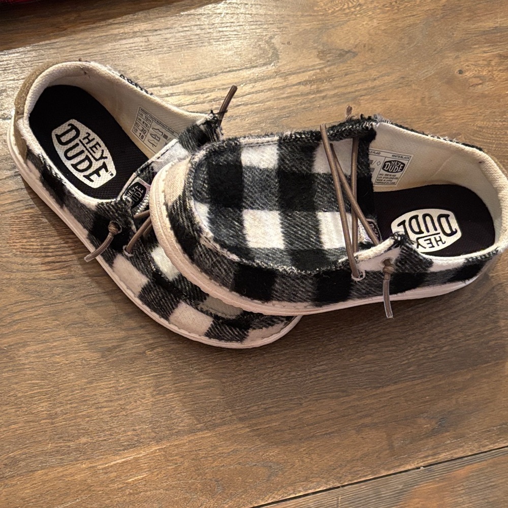 Hey Dude Buffalo Plaid Toddler